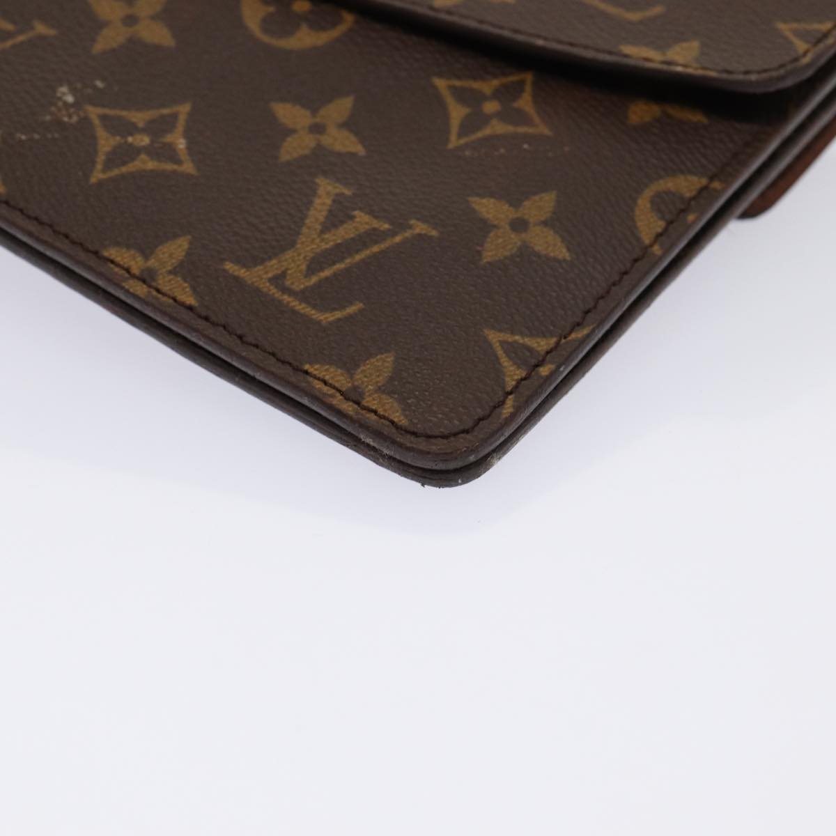 LOUIS VUITTON Monogram Double Rabat Shoulder Bag M51815 LV hk1452