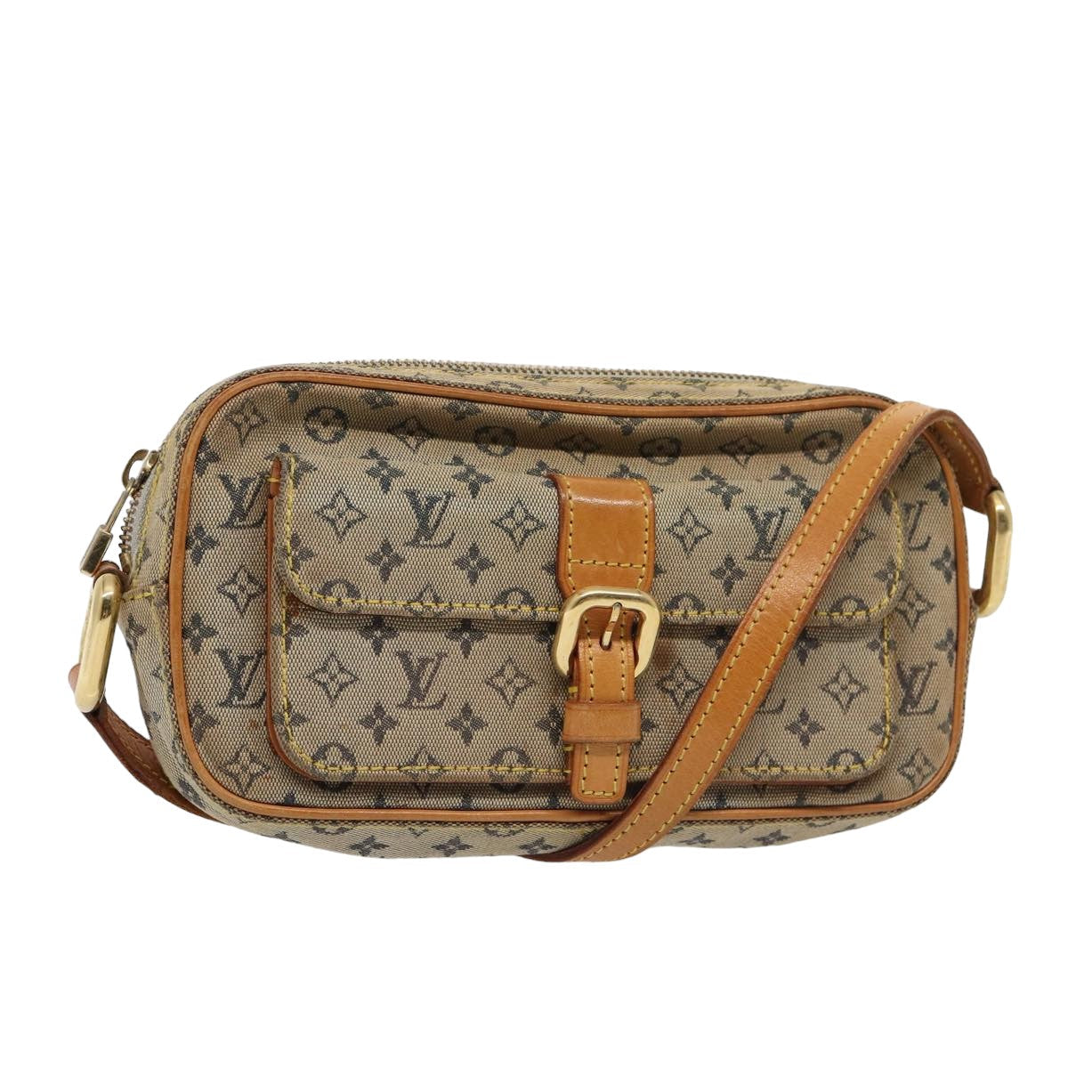 LOUIS VUITTON Monogram Mini Juliet MM Shoulder Bag Blue M92004 LV hk1460