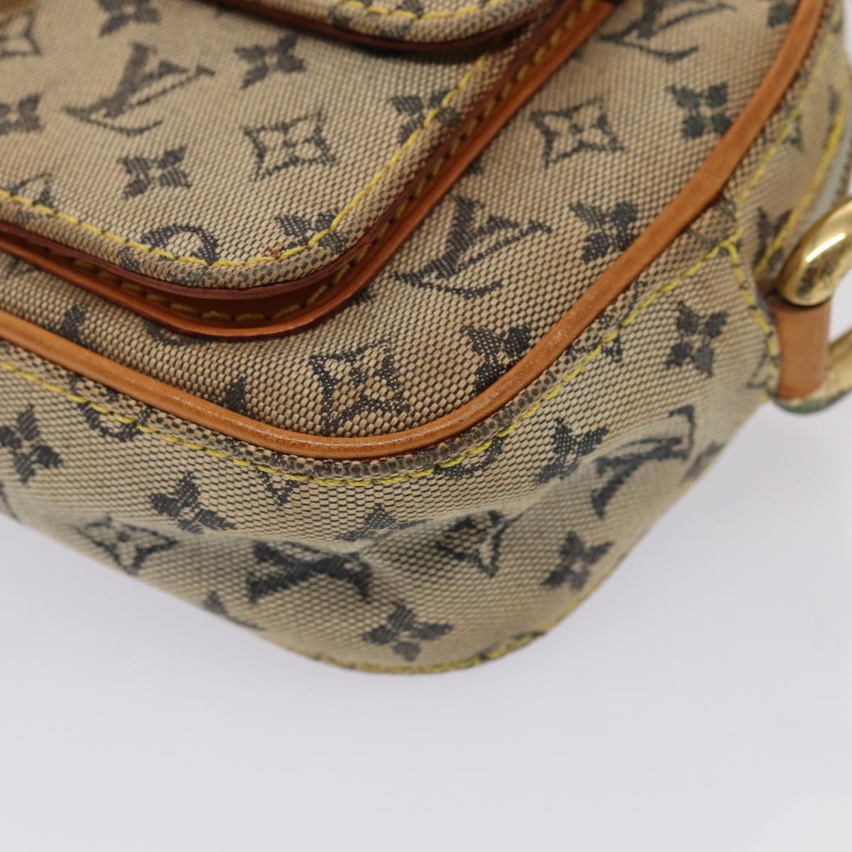 LOUIS VUITTON Monogram Mini Juliet MM Shoulder Bag Blue M92004 LV hk1460
