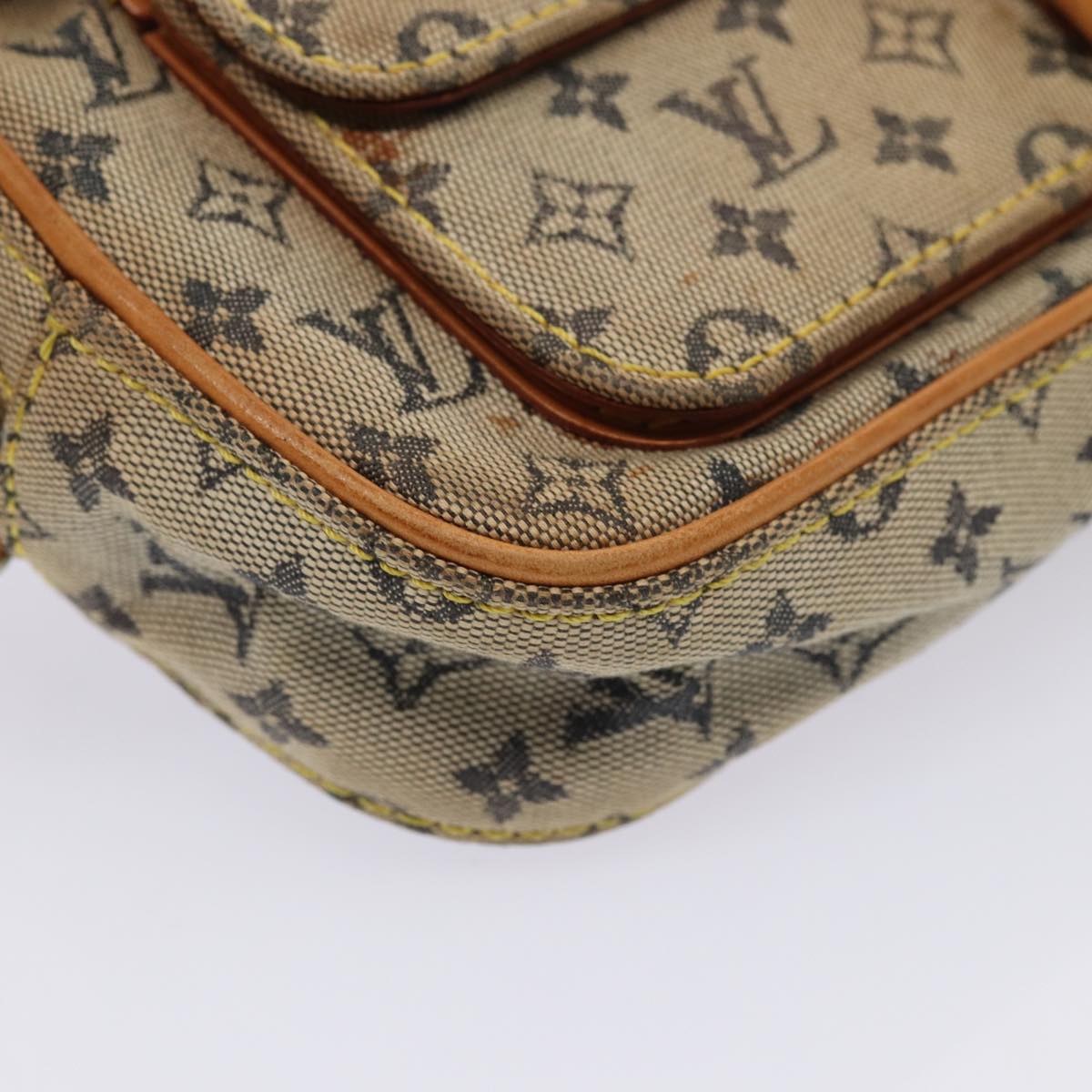 LOUIS VUITTON Monogram Mini Juliet MM Shoulder Bag Blue M92004 LV hk1460