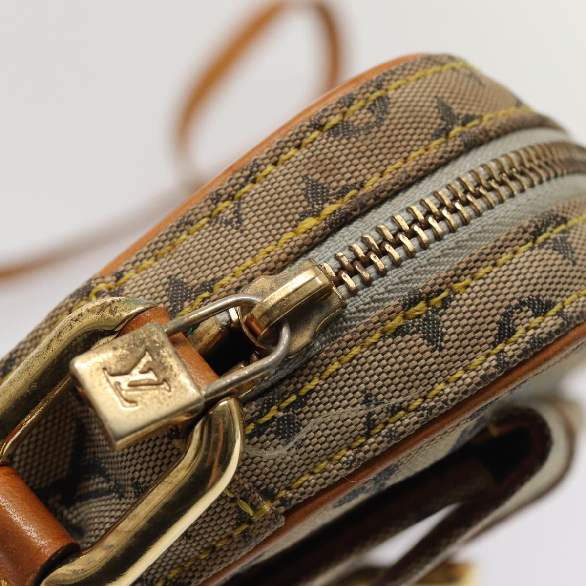 LOUIS VUITTON Monogram Mini Juliet MM Shoulder Bag Blue M92004 LV hk1460