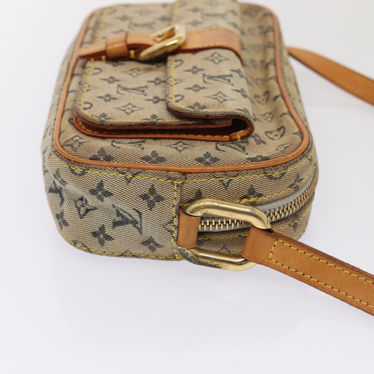 LOUIS VUITTON Monogram Mini Juliet MM Shoulder Bag Blue M92004 LV hk1460