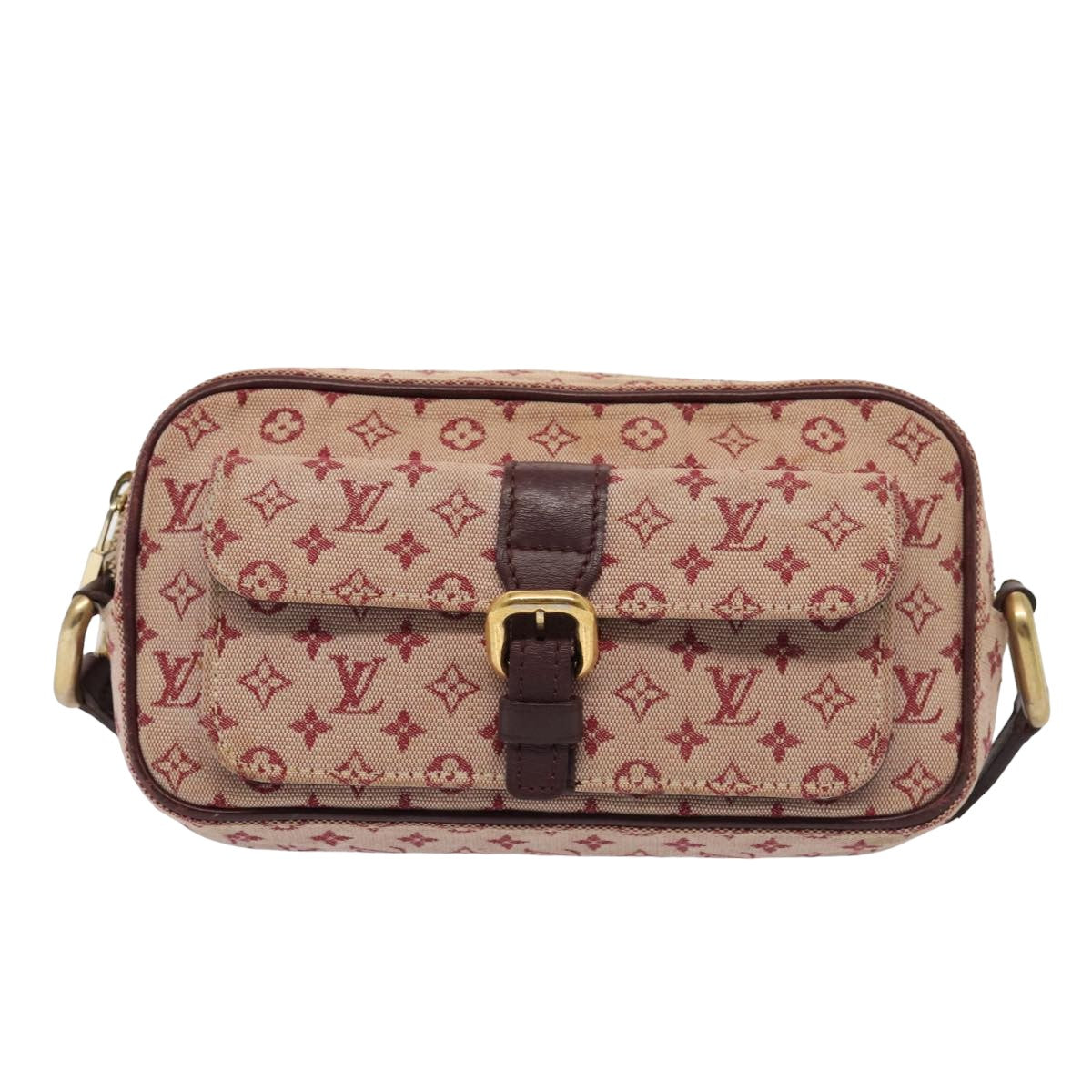 LOUIS VUITTON Monogram Mini Juliet MM Shoulder Bag Red M92219 LV hk1461