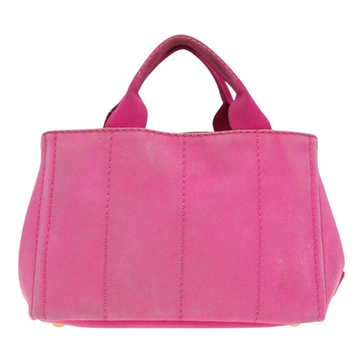 Luxury Prada Canapa PM Hand Bag Canvas Pink  hk1495