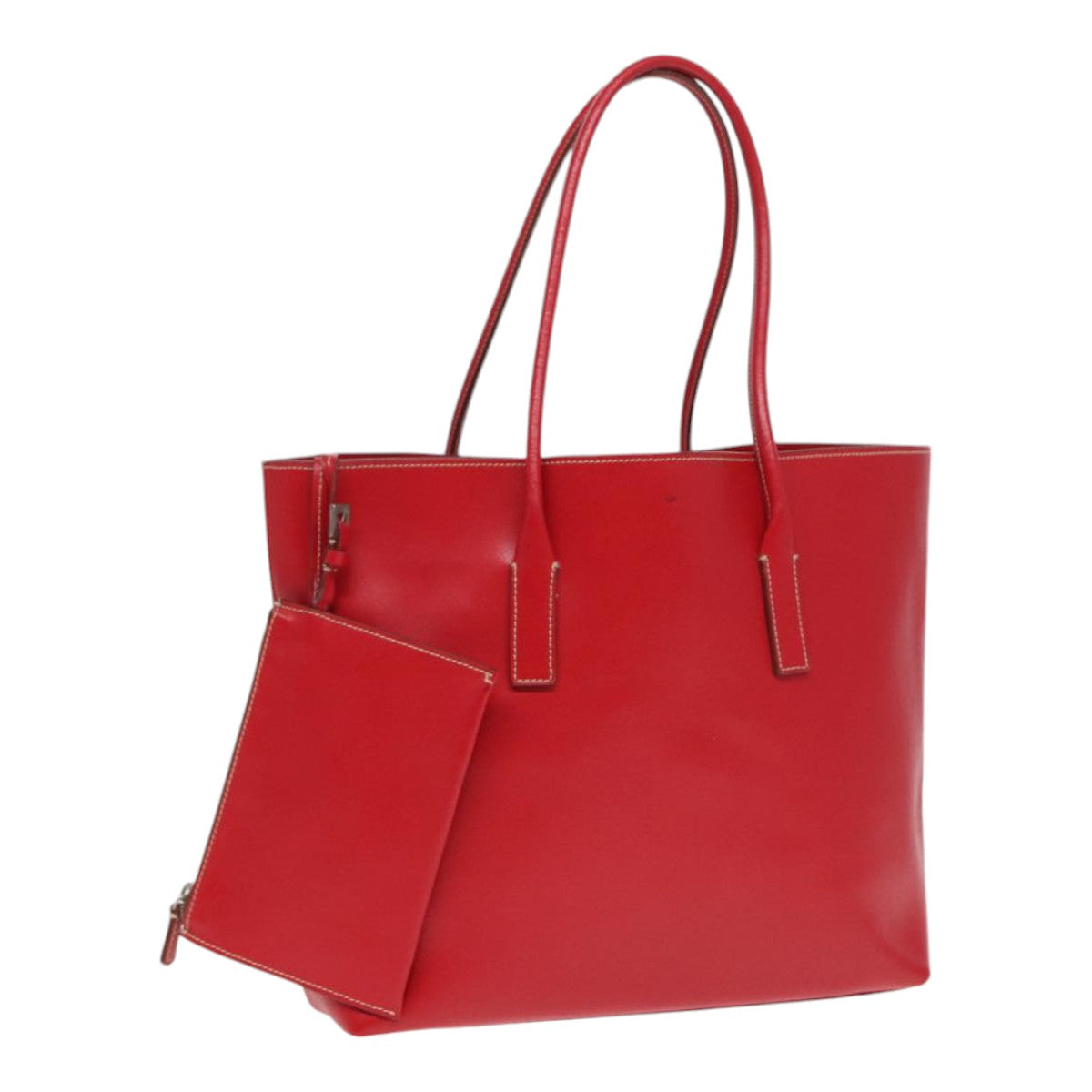 Luxury Prada Tote Bag Leather Red  hk1500