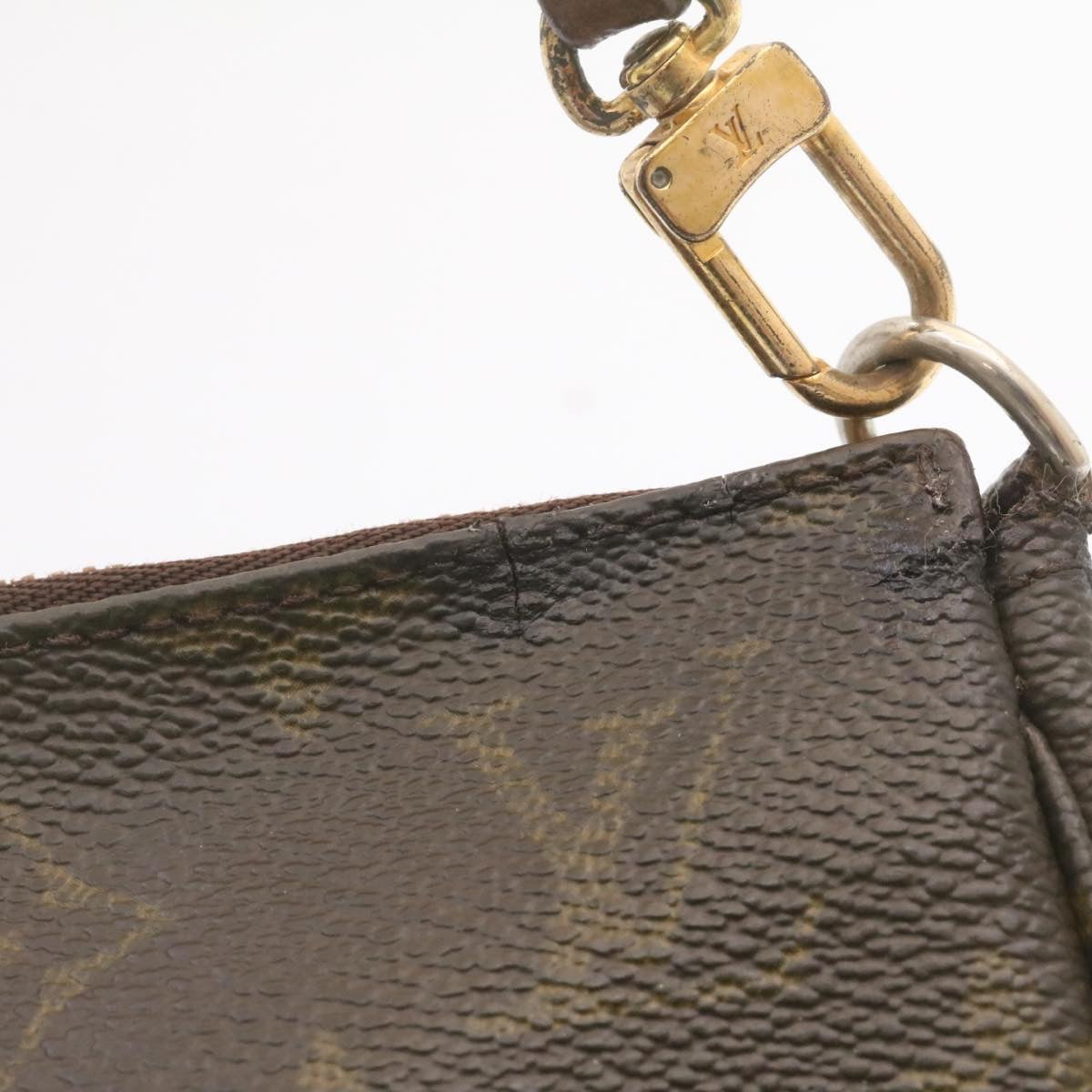 LOUIS VUITTON Monogram Pochette Accessoires Pouch M51980 LV hk155