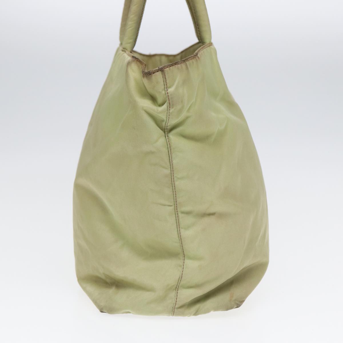 Luxury Prada Tote Bag Nylon Silver Pistachio Green  hk1563