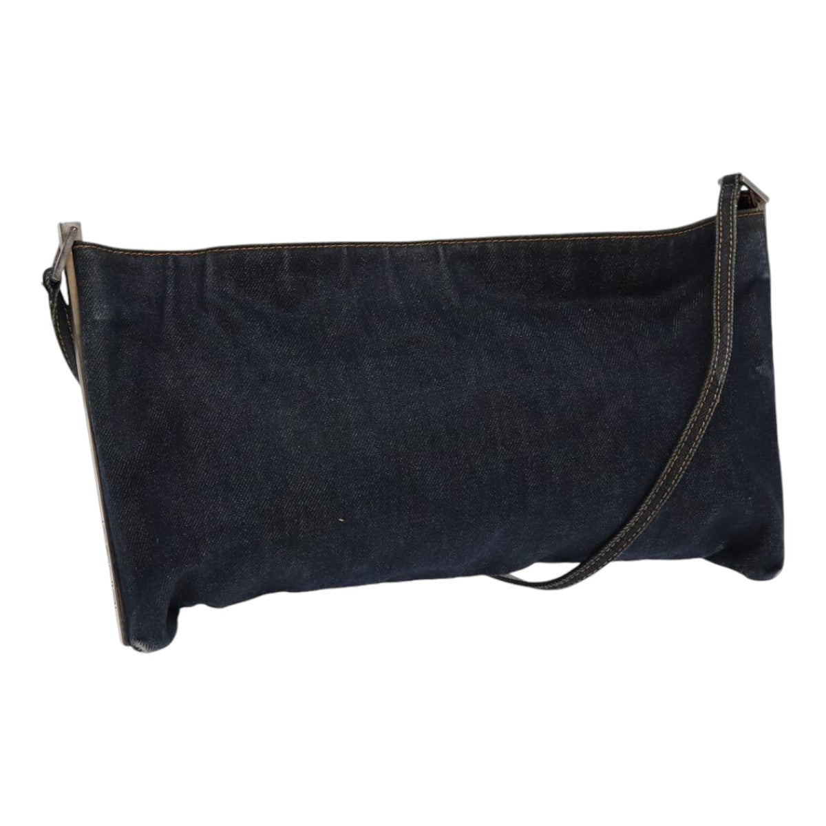 Luxury Fendi Shoulder Bag Denim Navy Silverhk1587