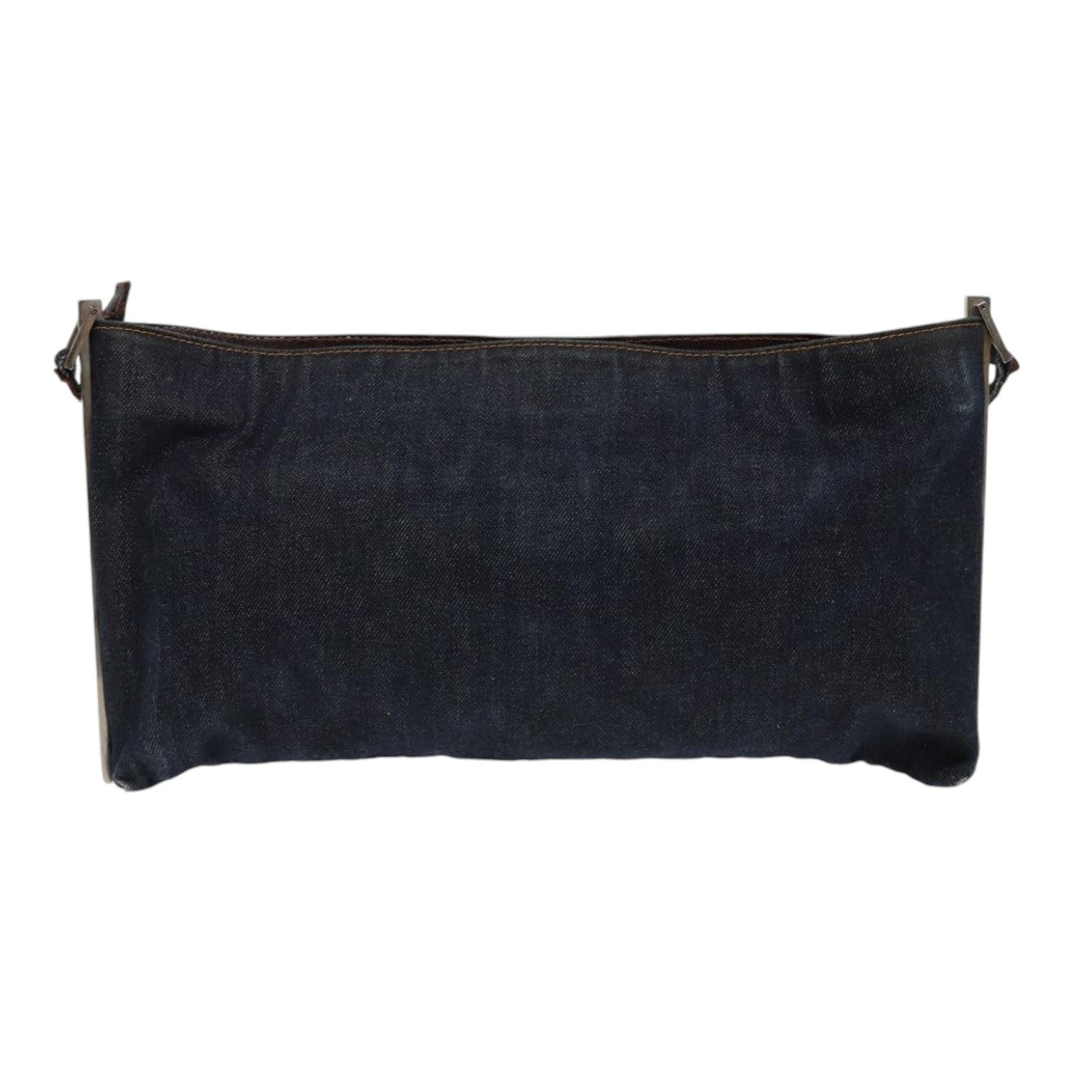 Luxury Fendi Shoulder Bag Denim Navy Silverhk1587
