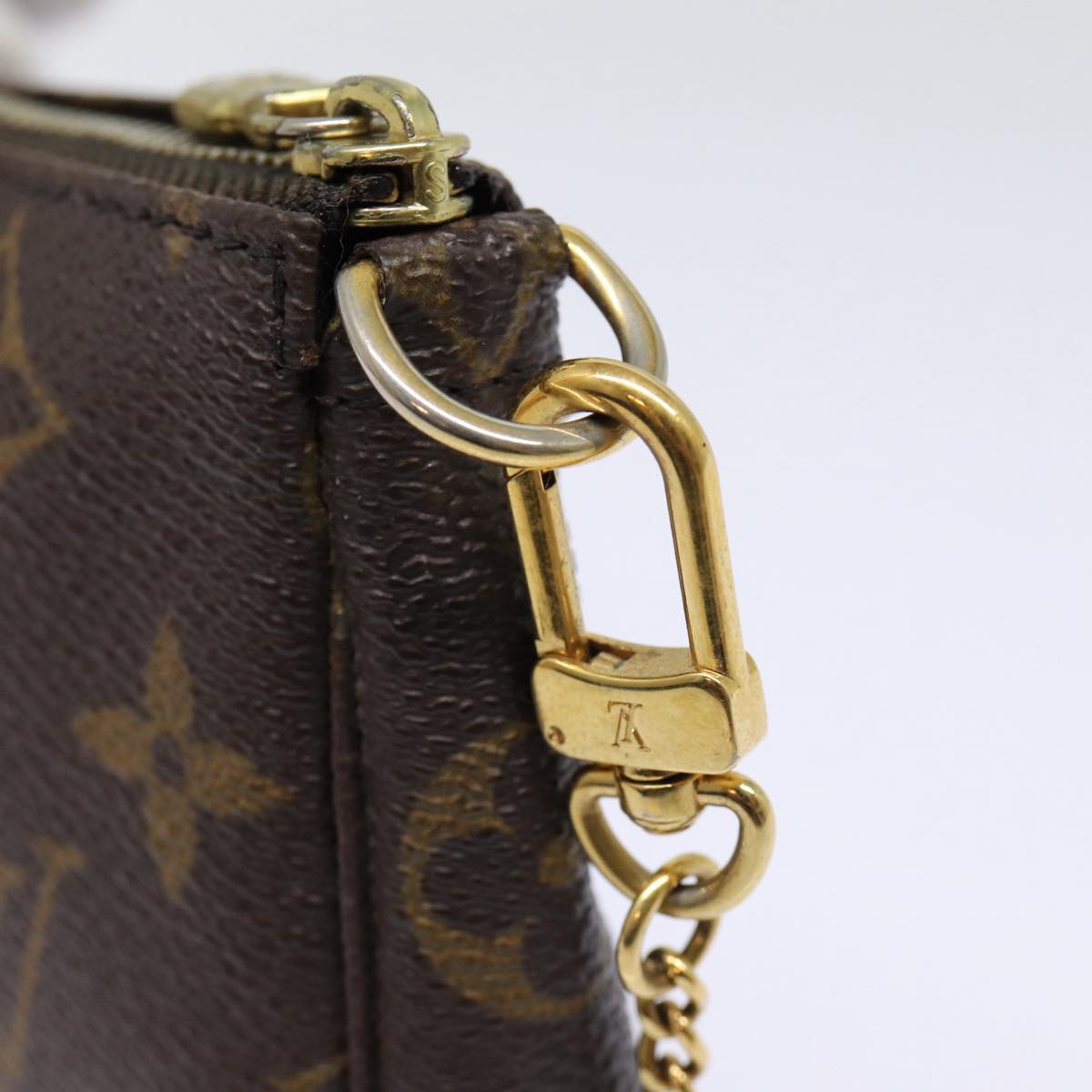 LOUIS VUITTON Monogram Mini Pochette Accessoires Pouch M58009 LV hk1593