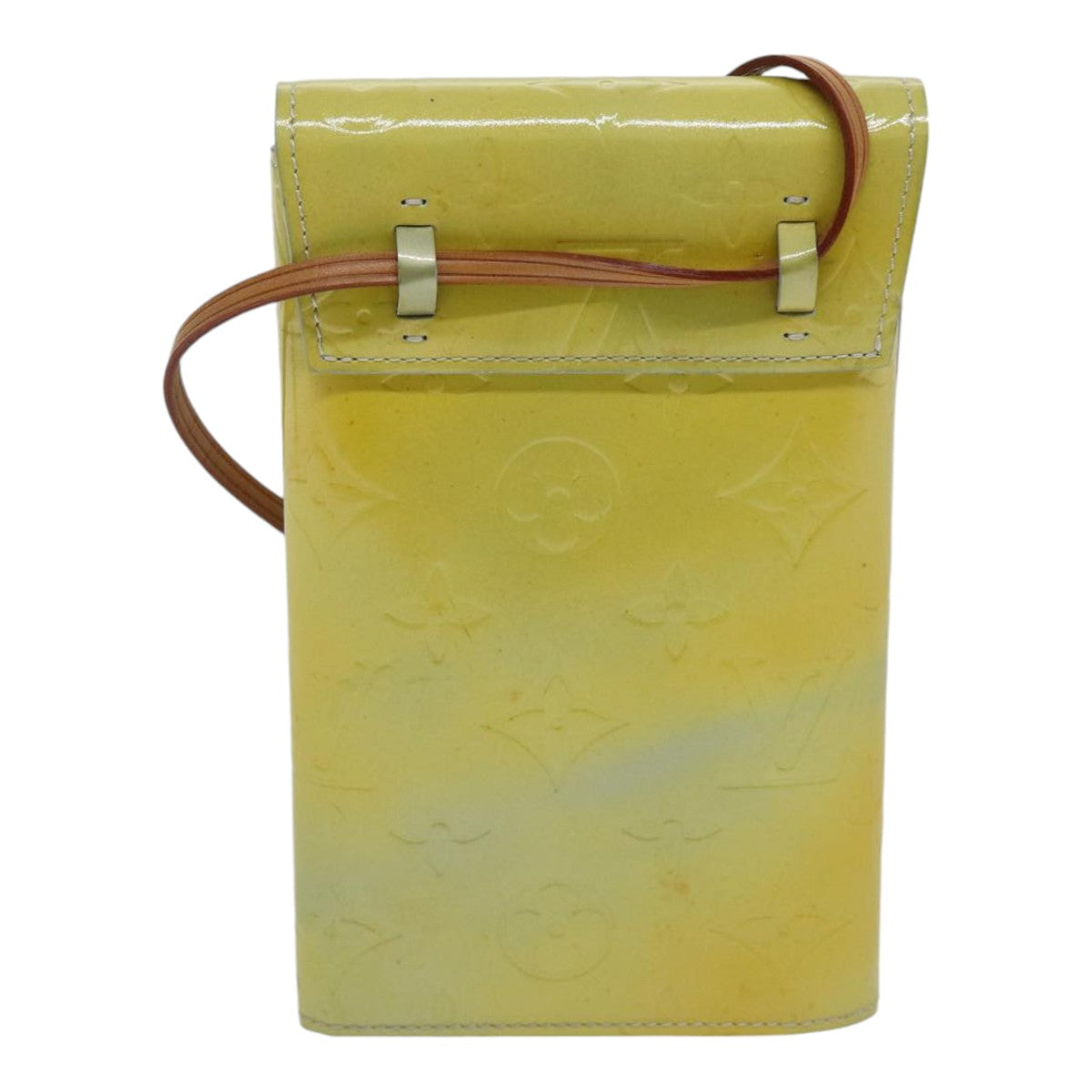 LOUIS VUITTON Monogram Vernis Walker Gris M91031 LV hk1594