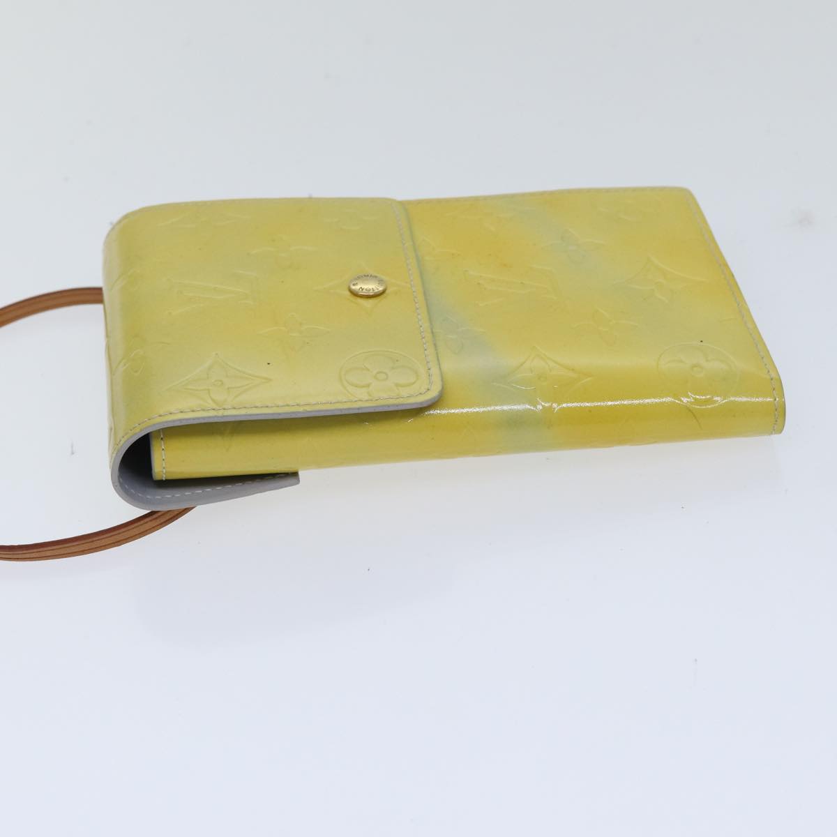 LOUIS VUITTON Monogram Vernis Walker Gris M91031 LV hk1594