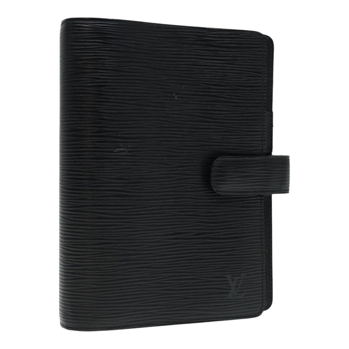 LOUIS VUITTON Epi Agenda MM Day Planner Cover Black R20042 LV hk1595