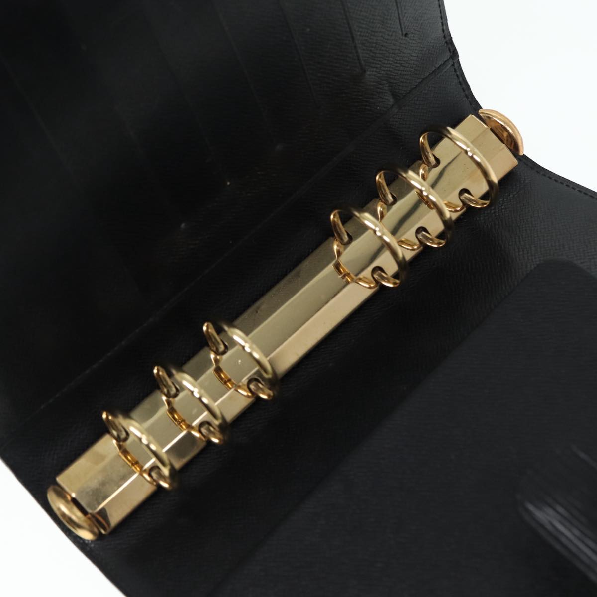 LOUIS VUITTON Epi Agenda MM Day Planner Cover Black R20042 LV hk1595