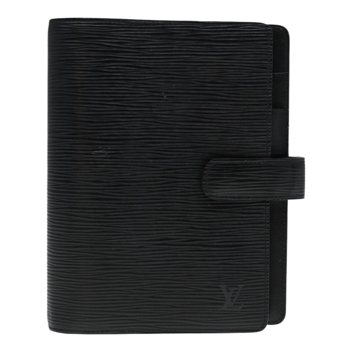 LOUIS VUITTON Epi Agenda MM Day Planner Cover Black R20042 LV hk1595