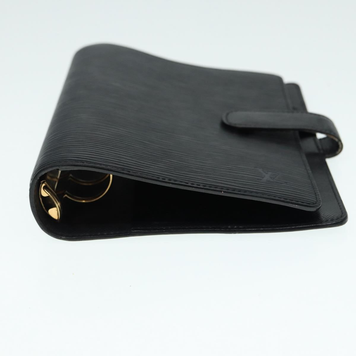 LOUIS VUITTON Epi Agenda MM Day Planner Cover Black R20042 LV hk1595