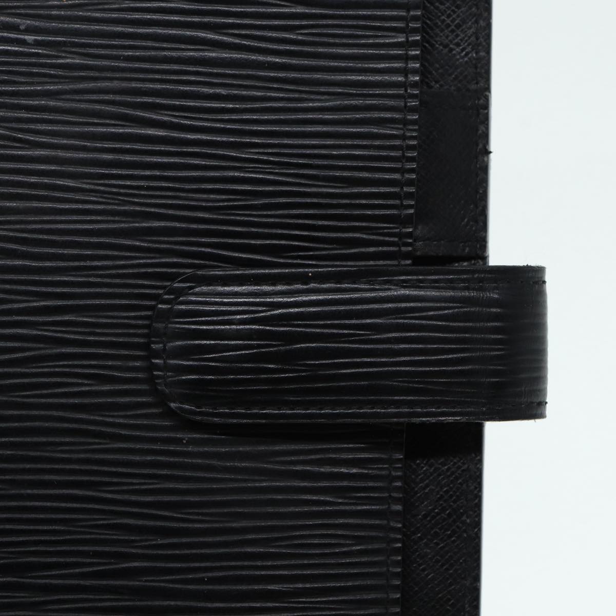 LOUIS VUITTON Epi Agenda MM Day Planner Cover Black R20042 LV hk1595