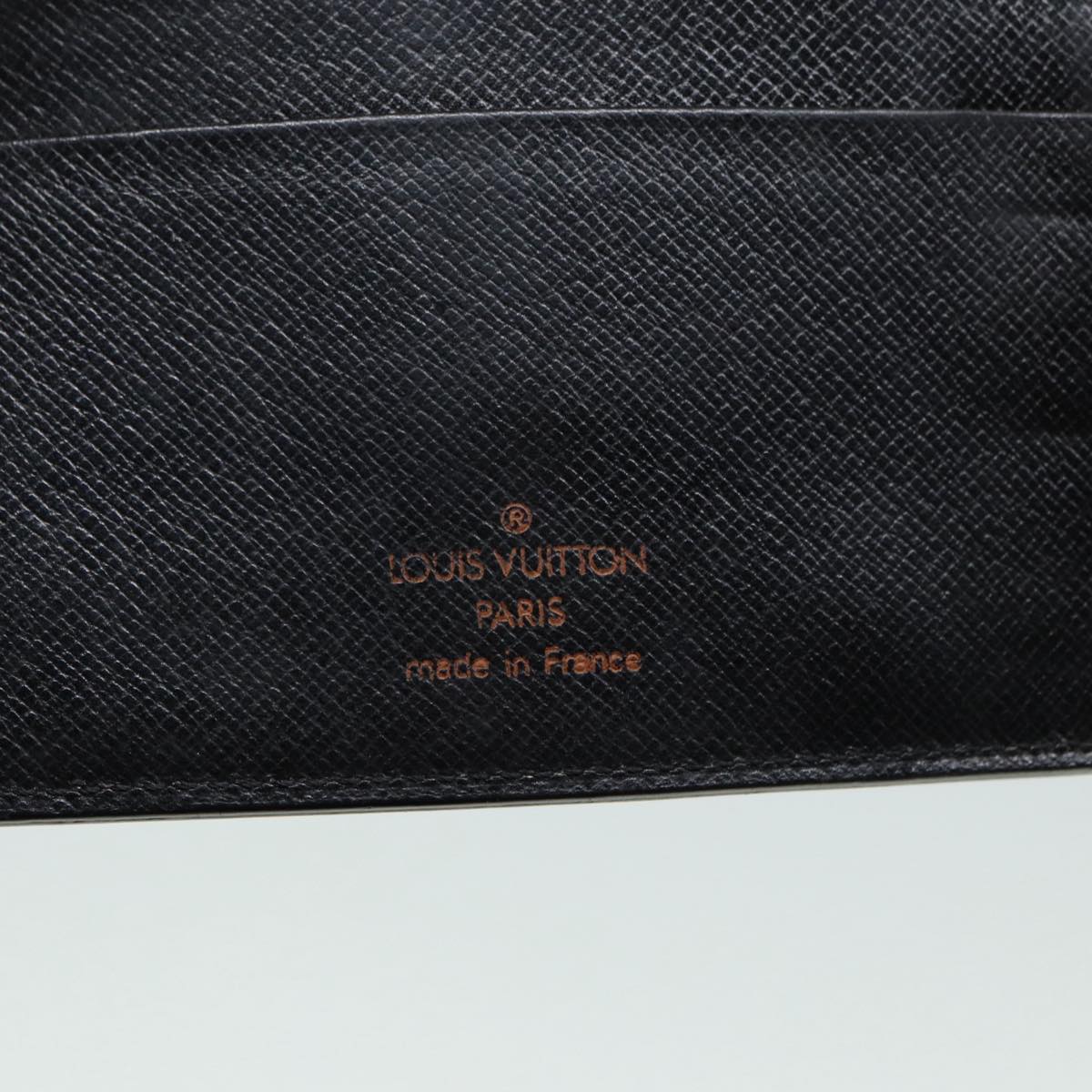 LOUIS VUITTON Epi Agenda MM Day Planner Cover Black R20042 LV hk1595