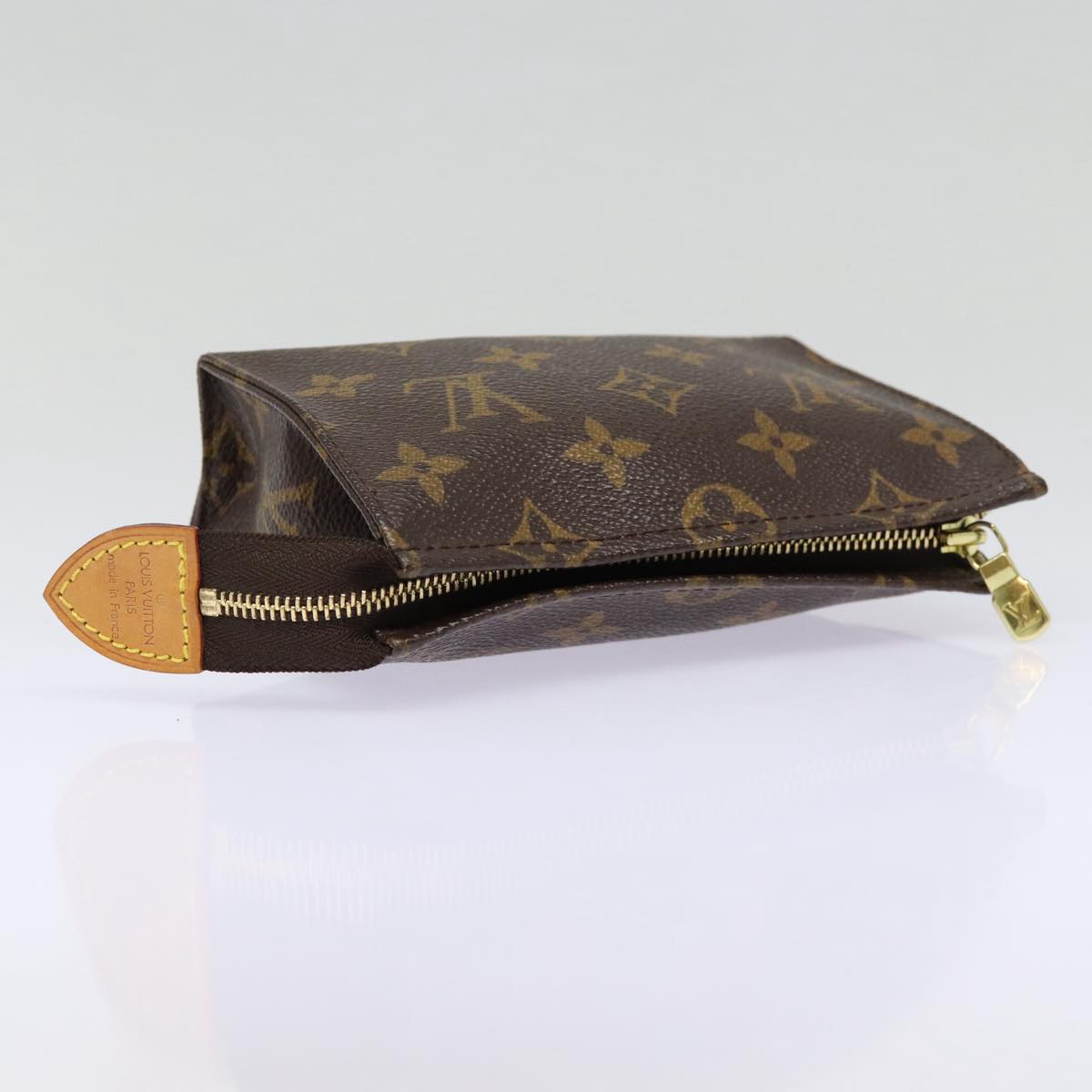 LOUIS VUITTON Monogram Poche Toilette 15 Pouch M47546 LV hk1599