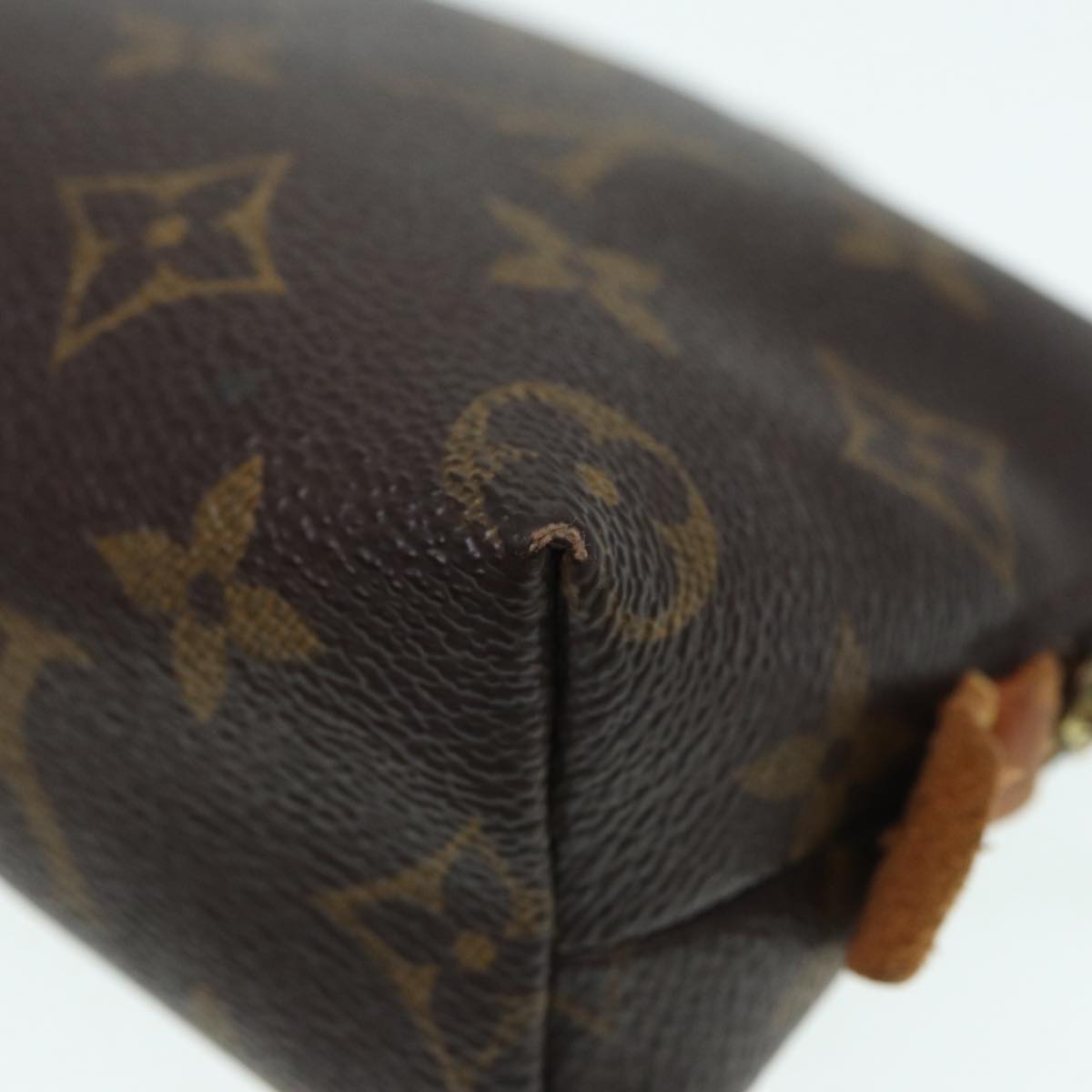 LOUIS VUITTON Monogram Pochette Cosmetic PM Cosmetic Pouch M47515 LV hk1600