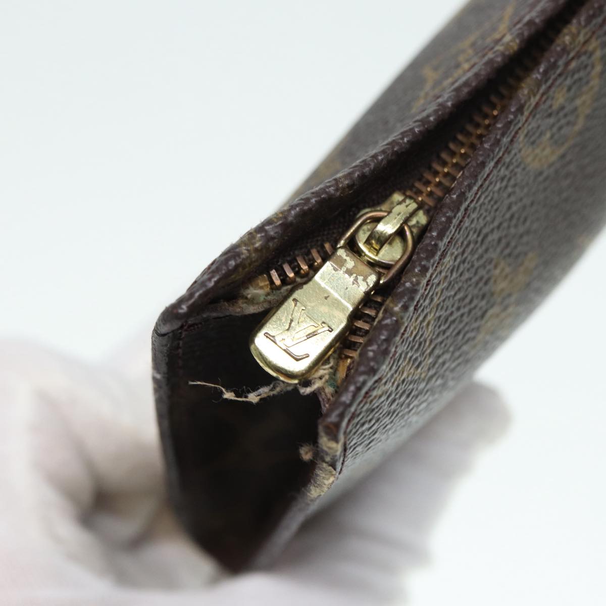 LOUIS VUITTON Monogram Bucket GM Pouch Accessory Pouch LV hk1602