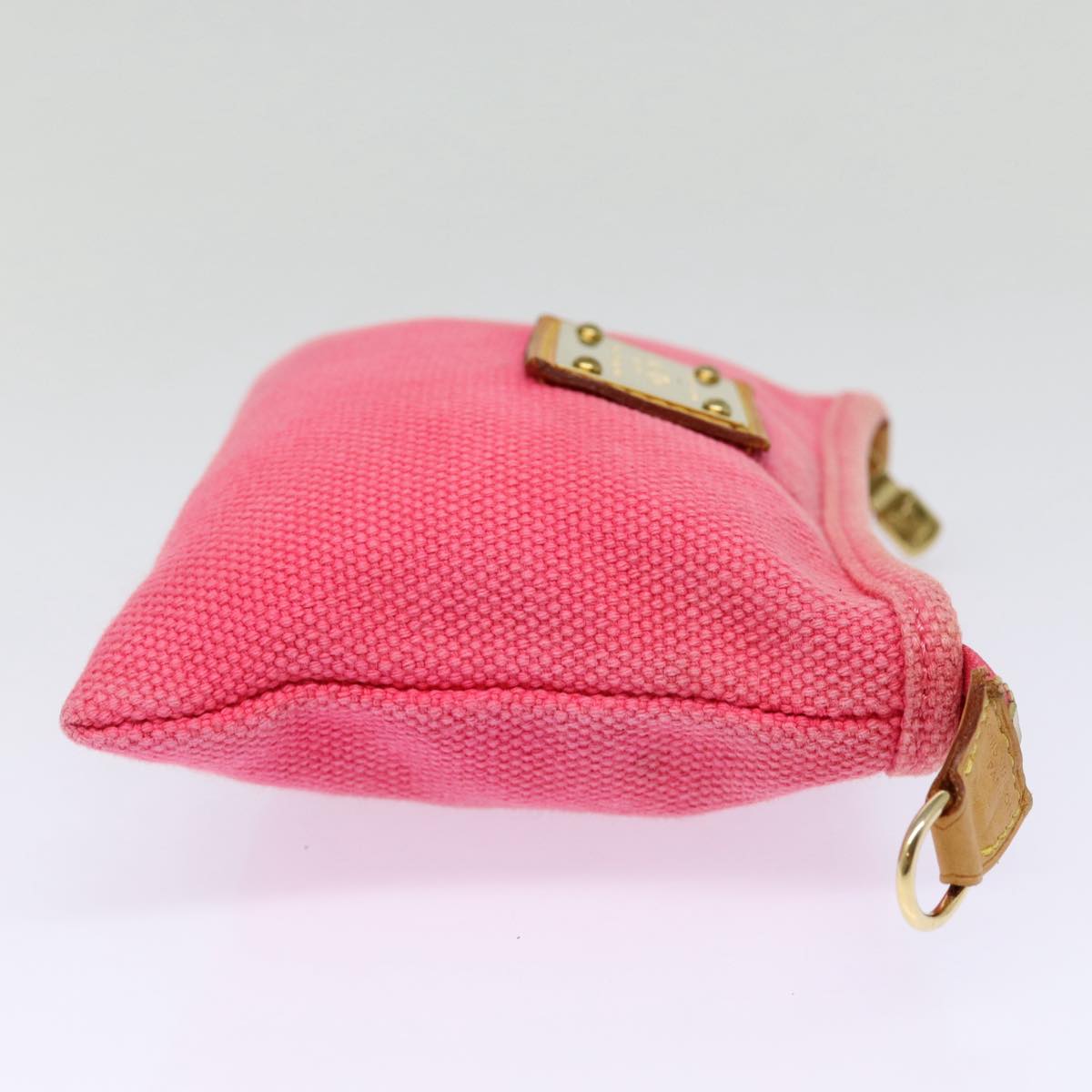 LOUIS VUITTON Antigua Pochette Plat PM Pouch Pink Rose M40068 LV hk1603