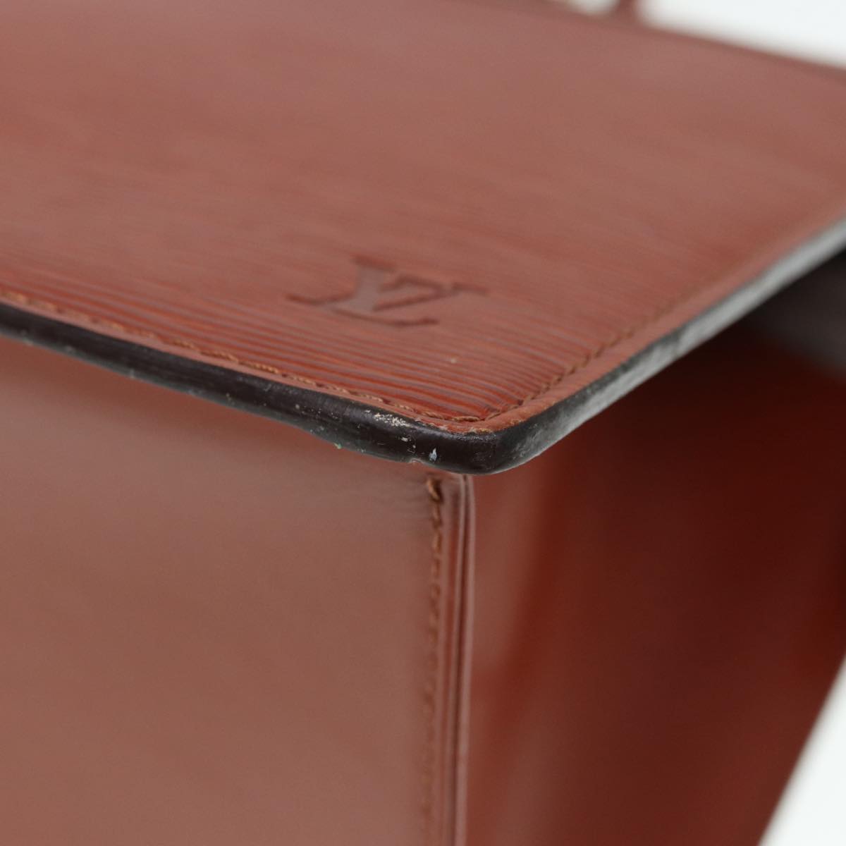 LOUIS VUITTON Epi Riviera Hand Bag Brown M48183 LV hk1618