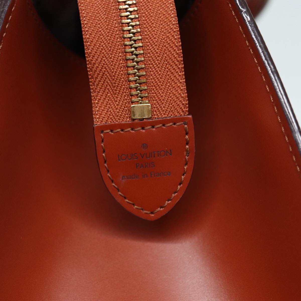 LOUIS VUITTON Epi Riviera Hand Bag Brown M48183 LV hk1618
