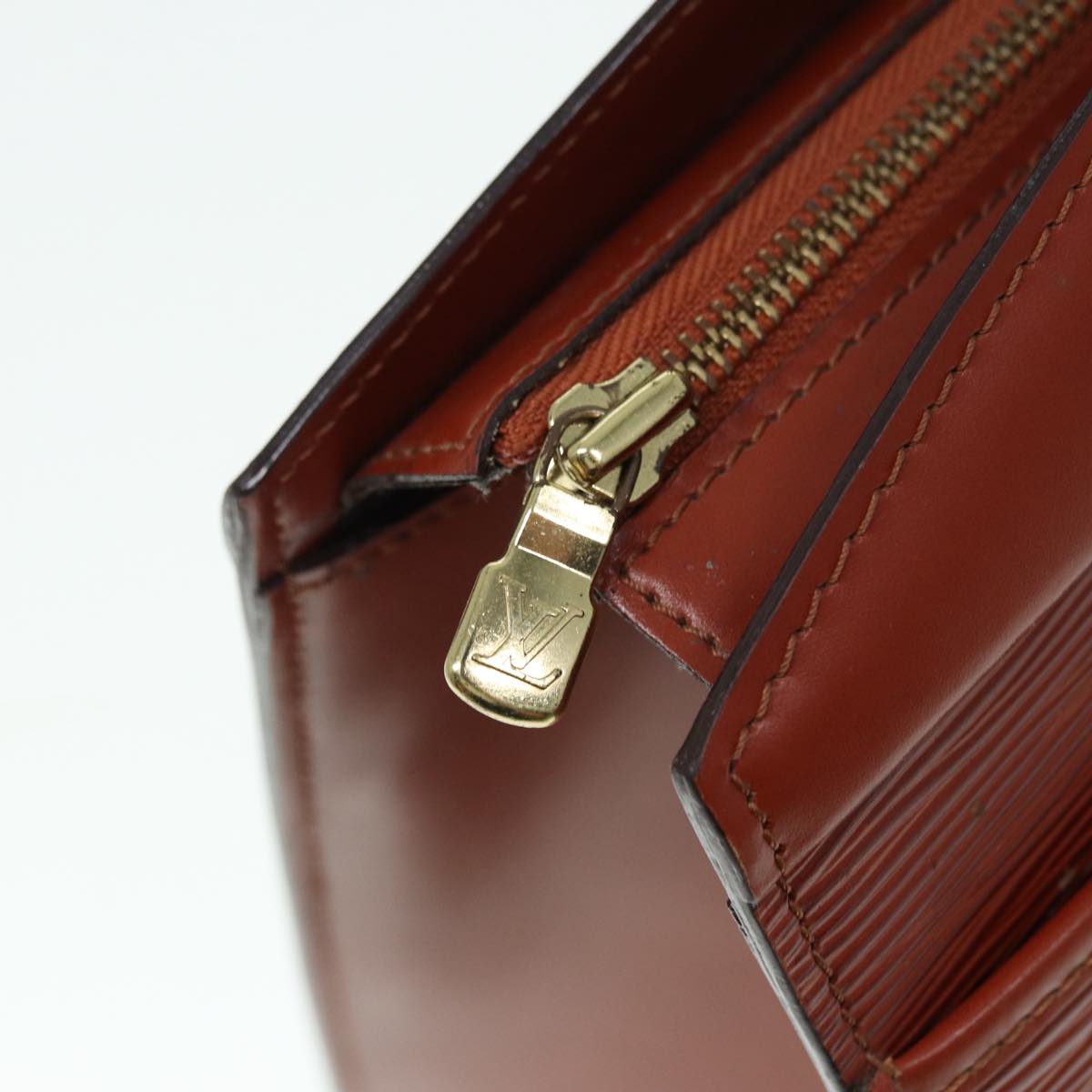 LOUIS VUITTON Epi Riviera Hand Bag Brown M48183 LV hk1618