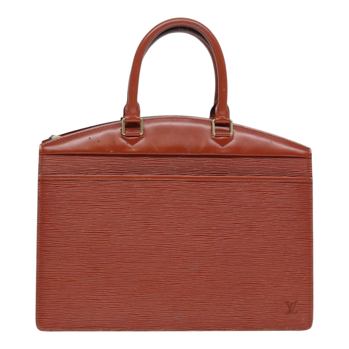 LOUIS VUITTON Epi Riviera Hand Bag Brown M48183 LV hk1618