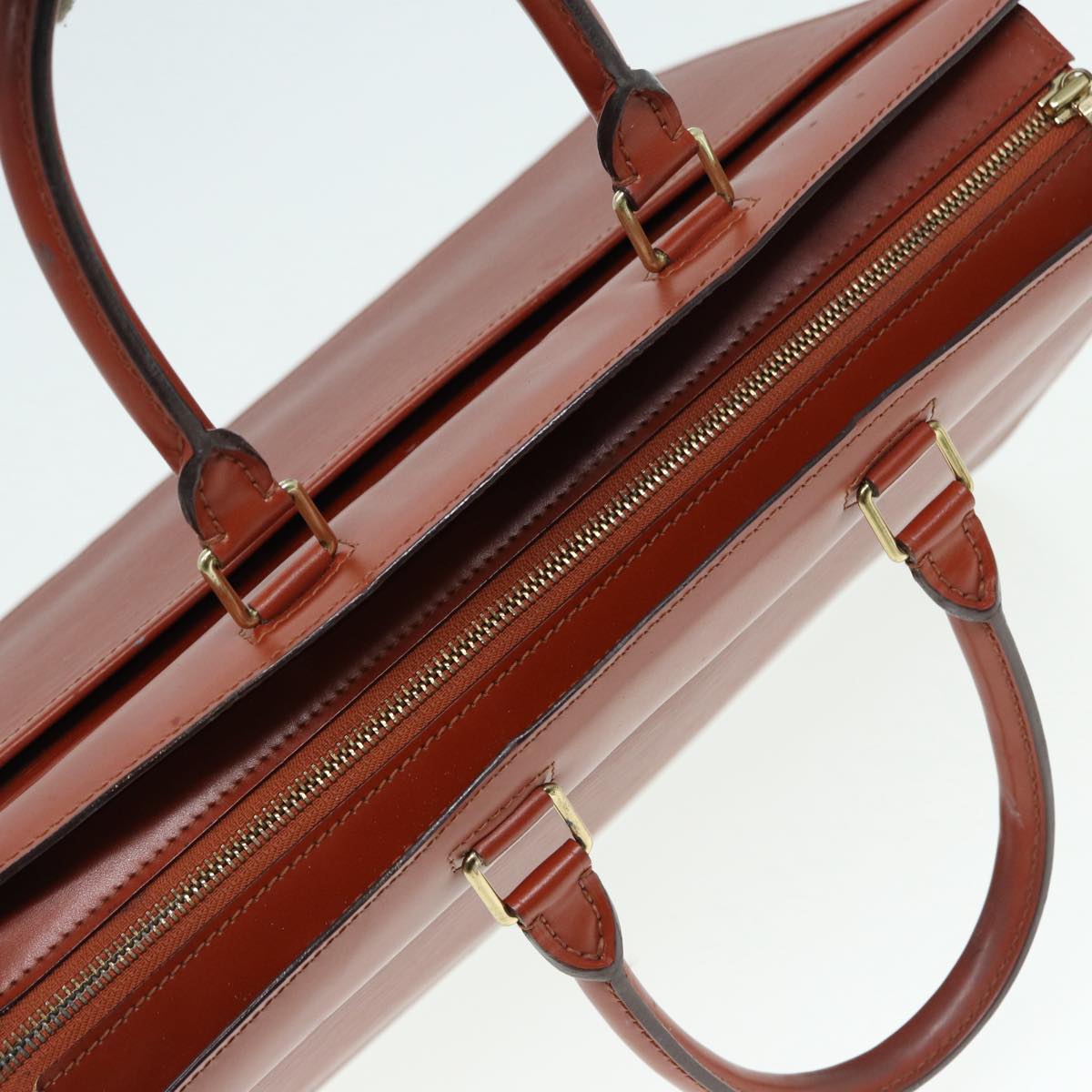 LOUIS VUITTON Epi Riviera Hand Bag Brown M48183 LV hk1618