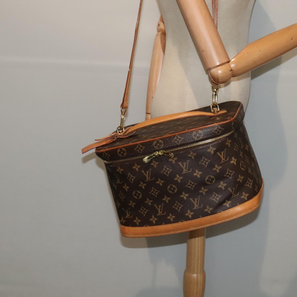LOUIS VUITTON Monogram Nice Hand Bag M47280 LV hk1620