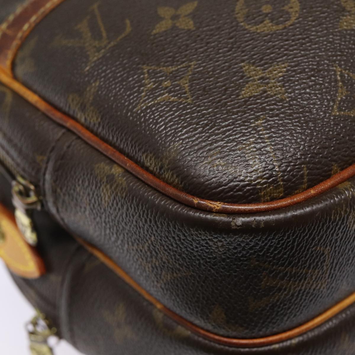 LOUIS VUITTON Monogram Reporter PM Shoulder Bag M45254 LV hk1625