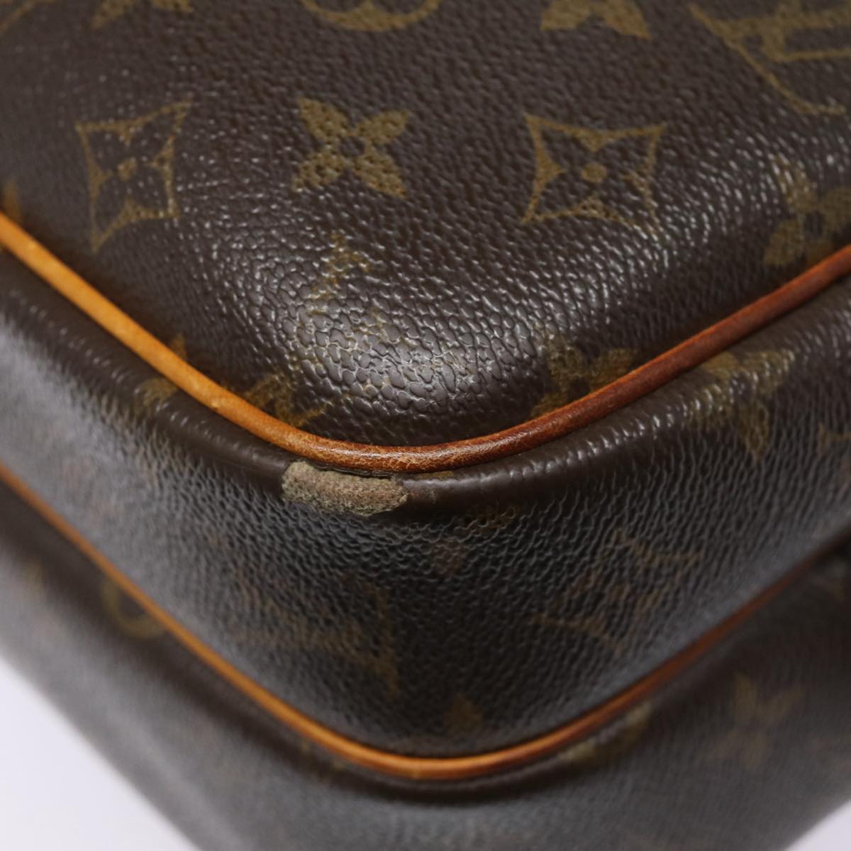 LOUIS VUITTON Monogram Reporter PM Shoulder Bag M45254 LV hk1625