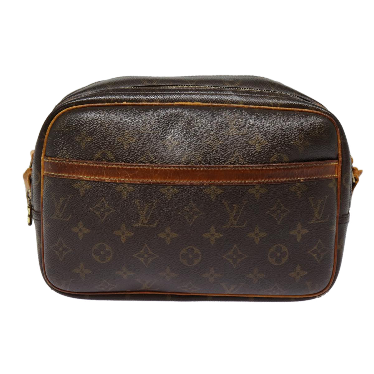 LOUIS VUITTON Monogram Reporter PM Shoulder Bag M45254 LV hk1625