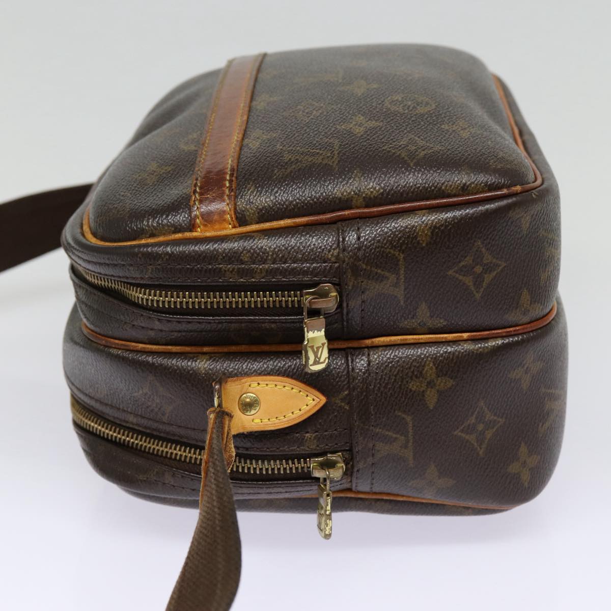 LOUIS VUITTON Monogram Reporter PM Shoulder Bag M45254 LV hk1625