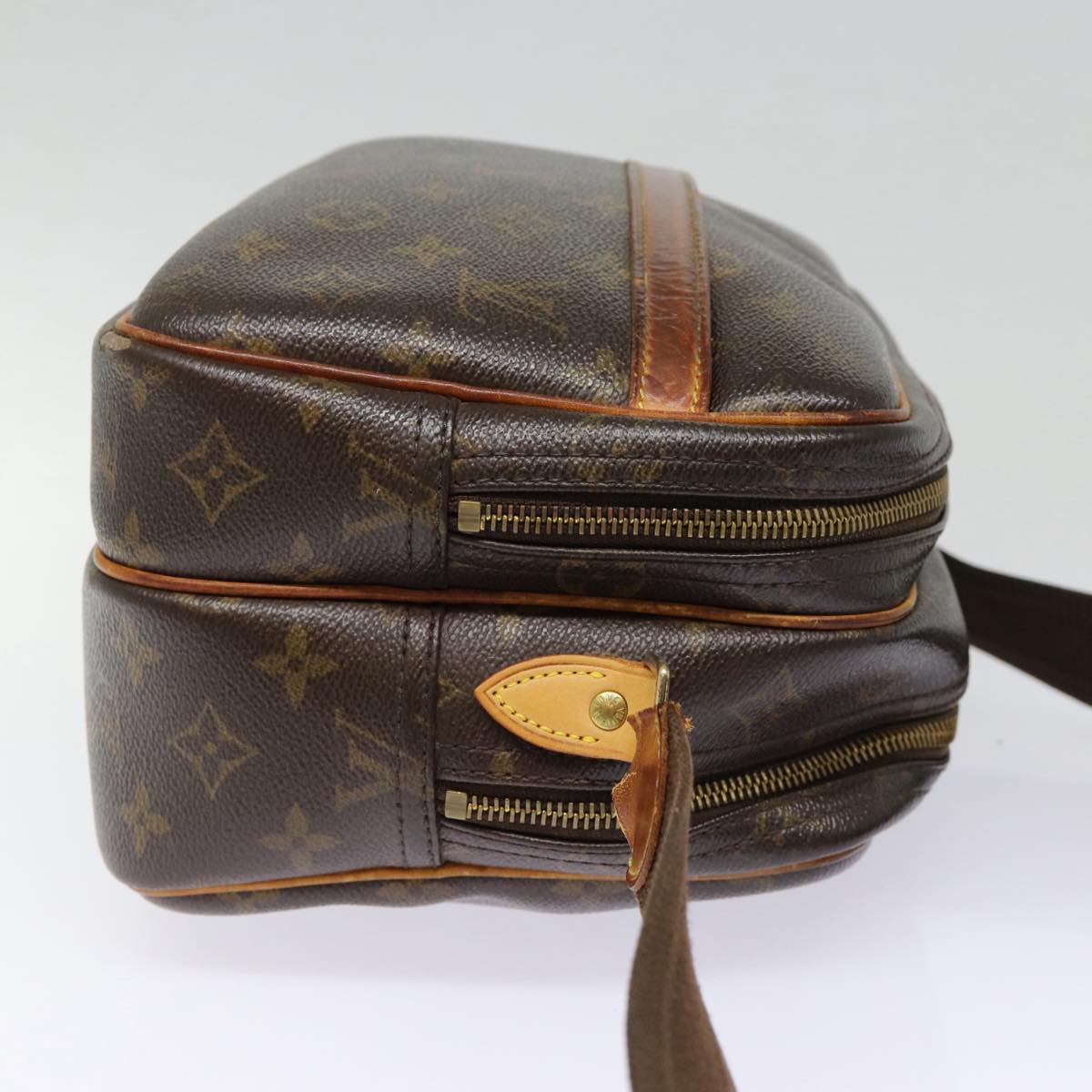 LOUIS VUITTON Monogram Reporter PM Shoulder Bag M45254 LV hk1625