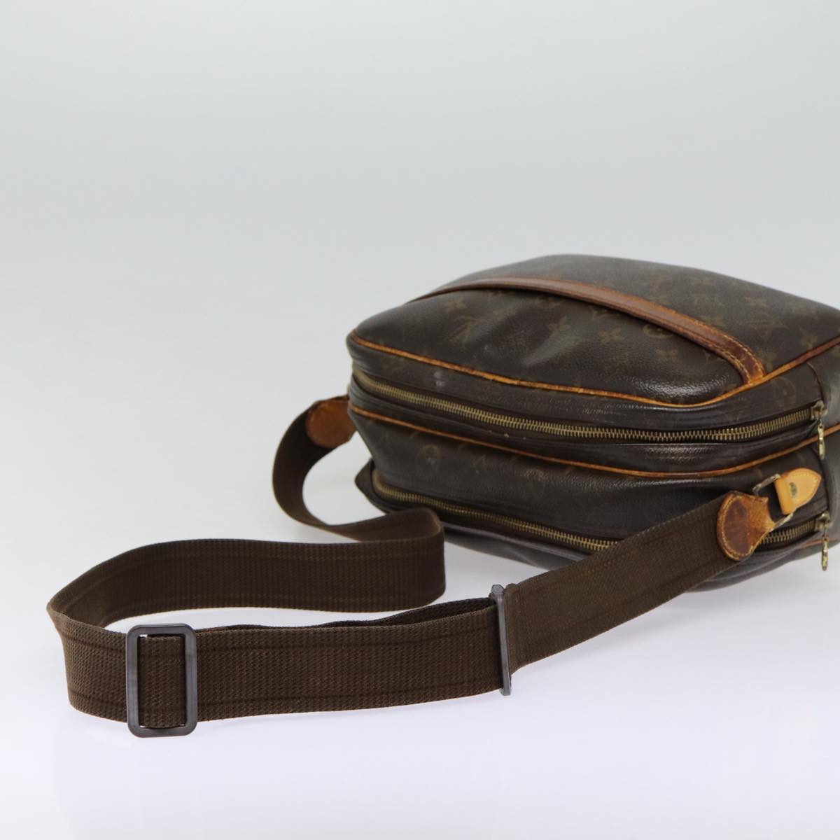 LOUIS VUITTON Monogram Reporter PM Shoulder Bag M45254 LV hk1625