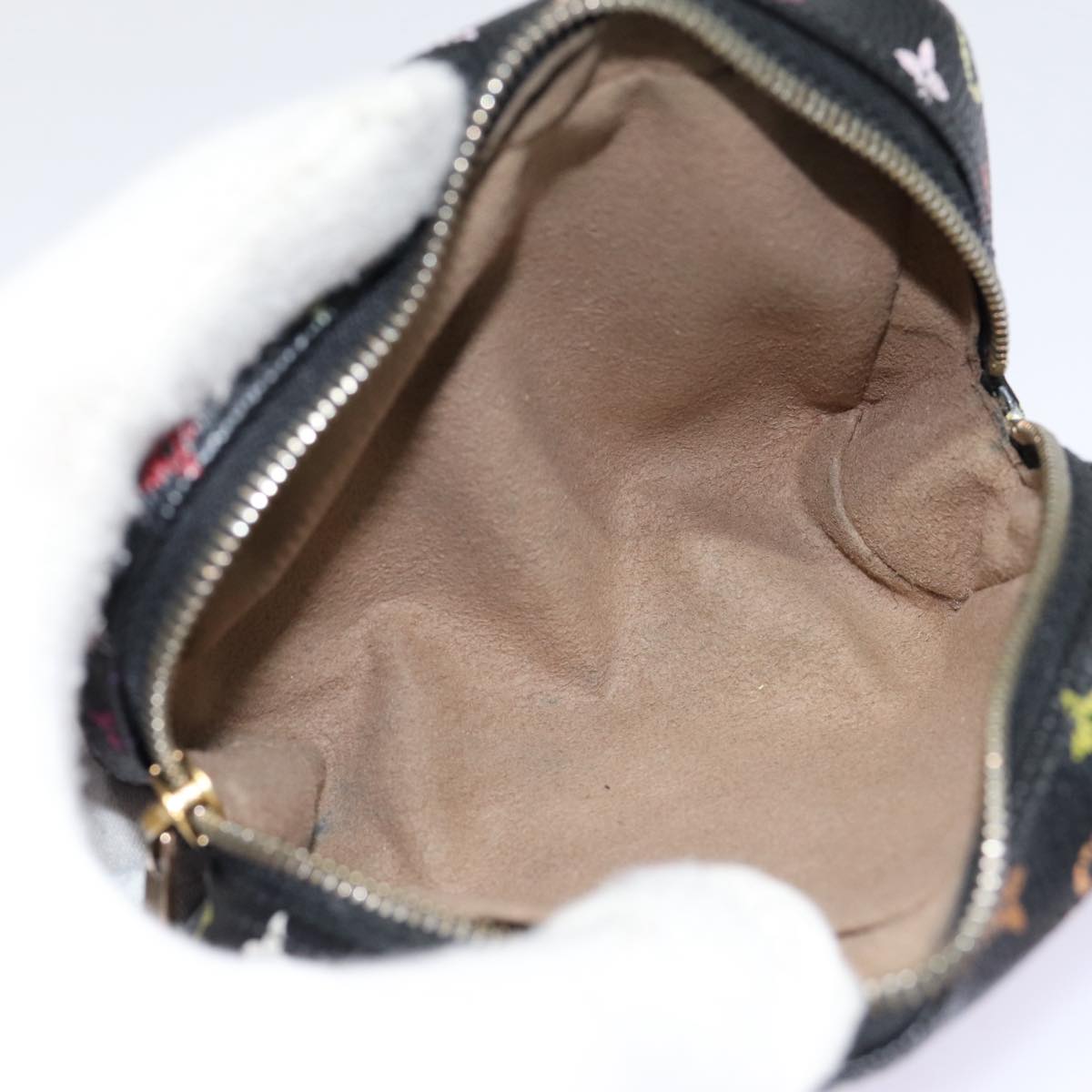 LOUIS VUITTON Monogram Multicolor Trousse Wapity Pouch Black M58034 hk1642