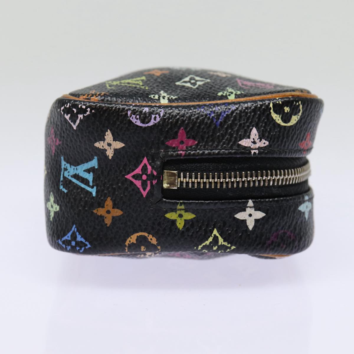 LOUIS VUITTON Monogram Multicolor Trousse Wapity Pouch Black M58034 hk1642