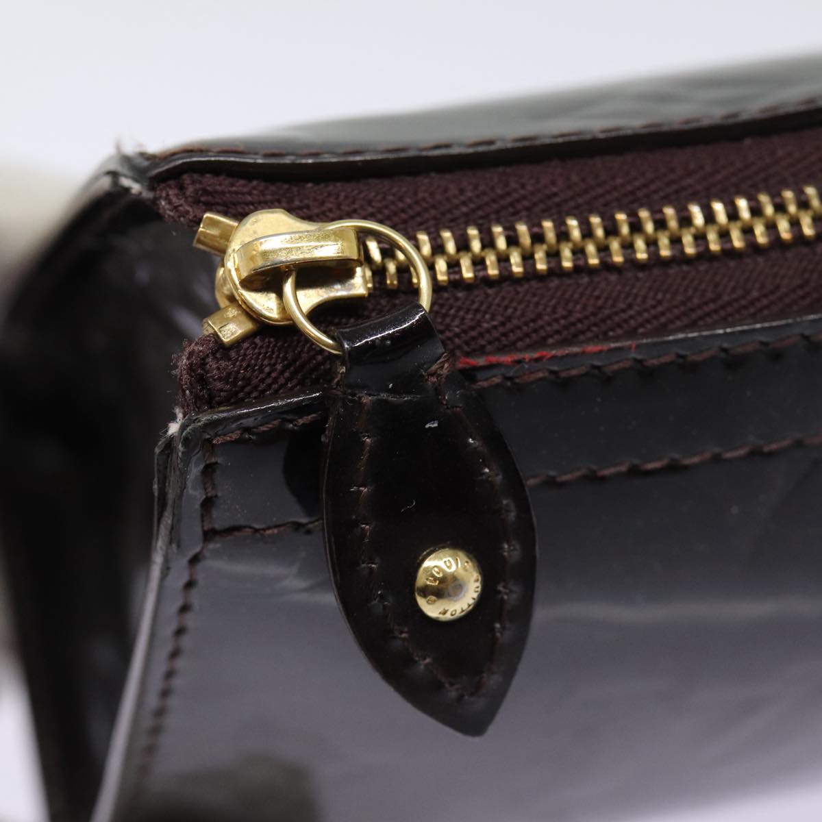 LOUIS VUITTON Vernis Trousse Cosmetic Cosmetic Pouch Amarante M93565 hk1647