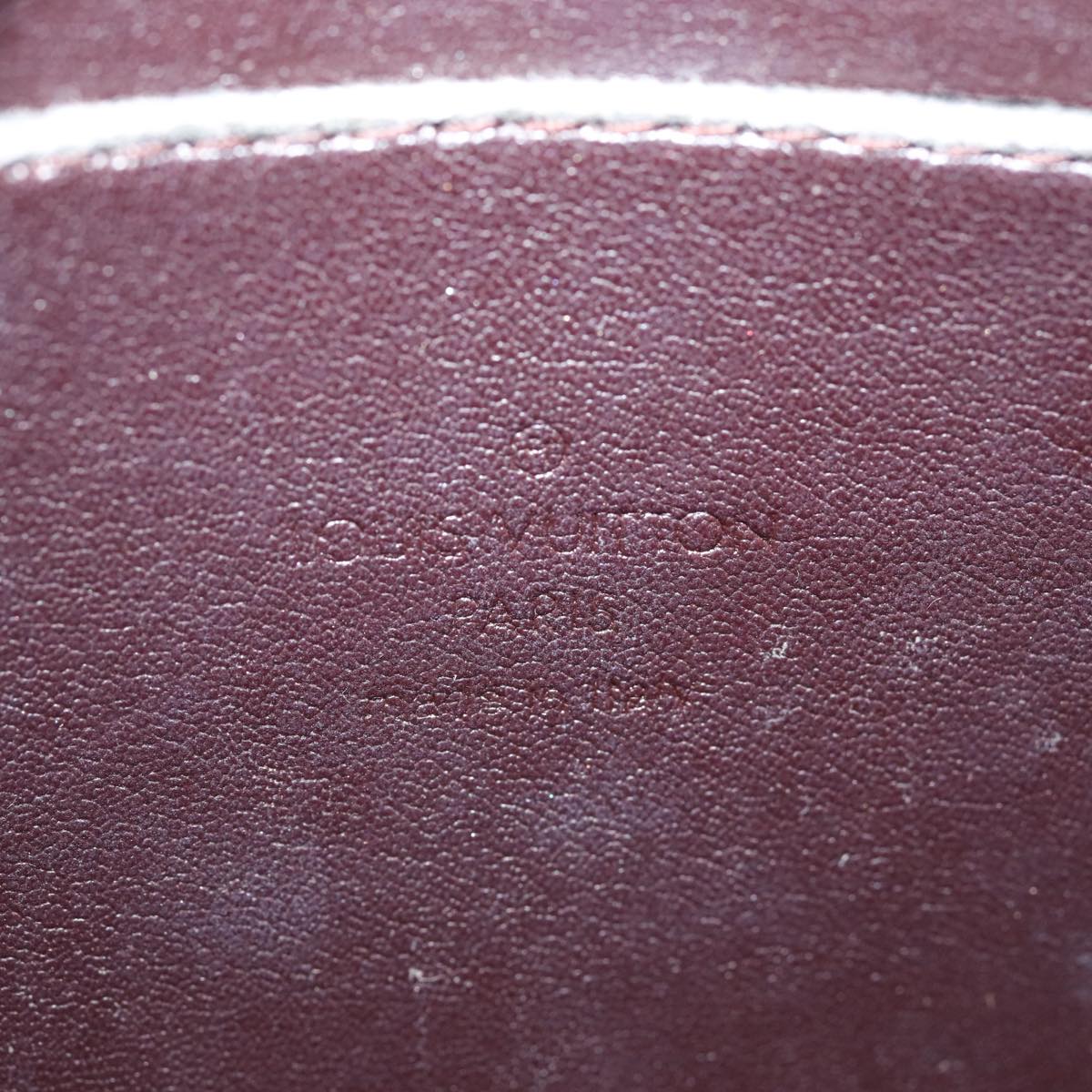LOUIS VUITTON Vernis Trousse Cosmetic Cosmetic Pouch Amarante M93565 hk1647