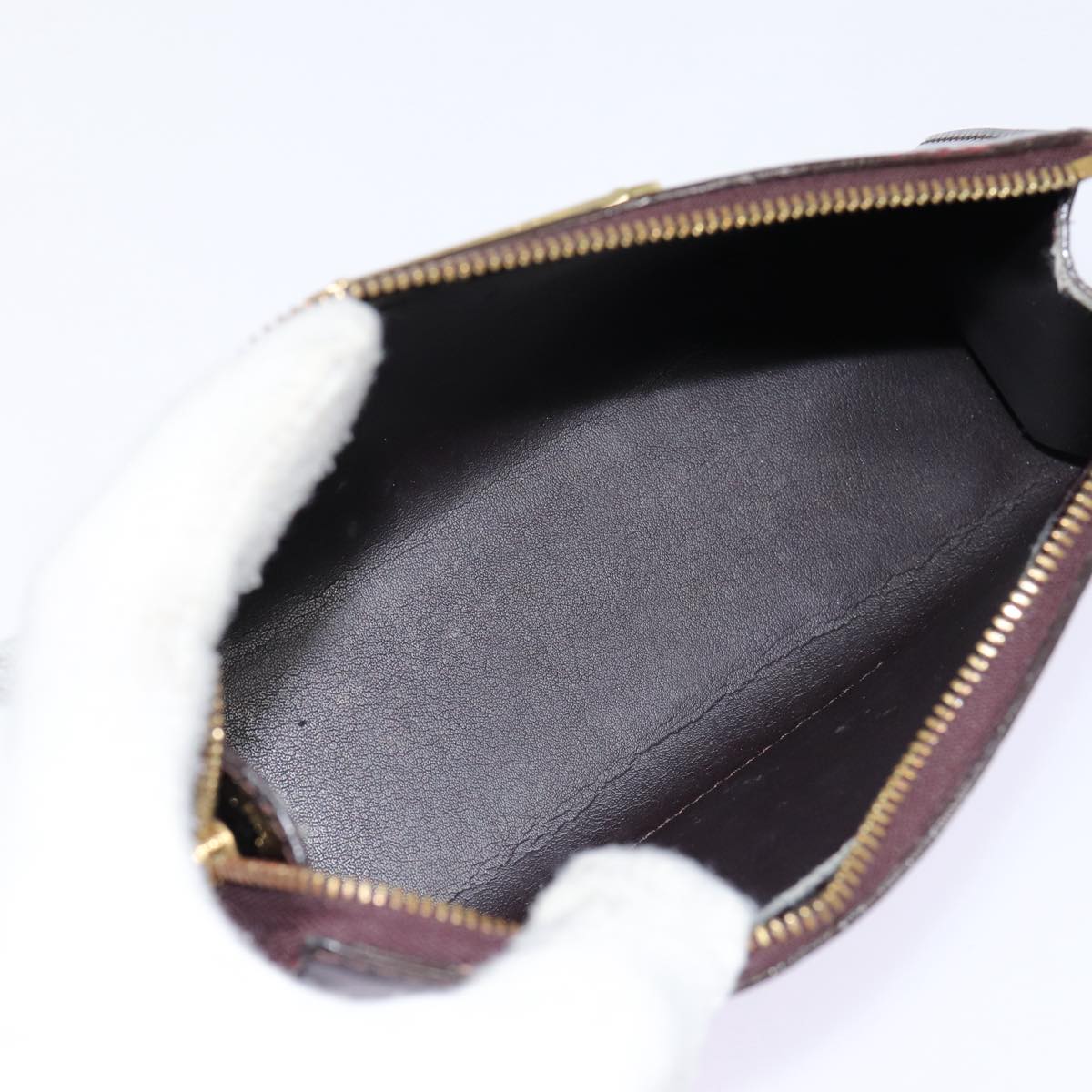 LOUIS VUITTON Vernis Trousse Cosmetic Cosmetic Pouch Amarante M93565 hk1647