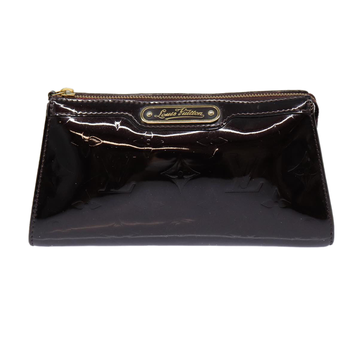 LOUIS VUITTON Vernis Trousse Cosmetic Cosmetic Pouch Amarante M93565 hk1647