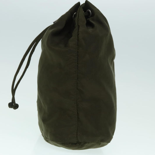 Luxury Prada Pouch Nylon Khaki  hk1670