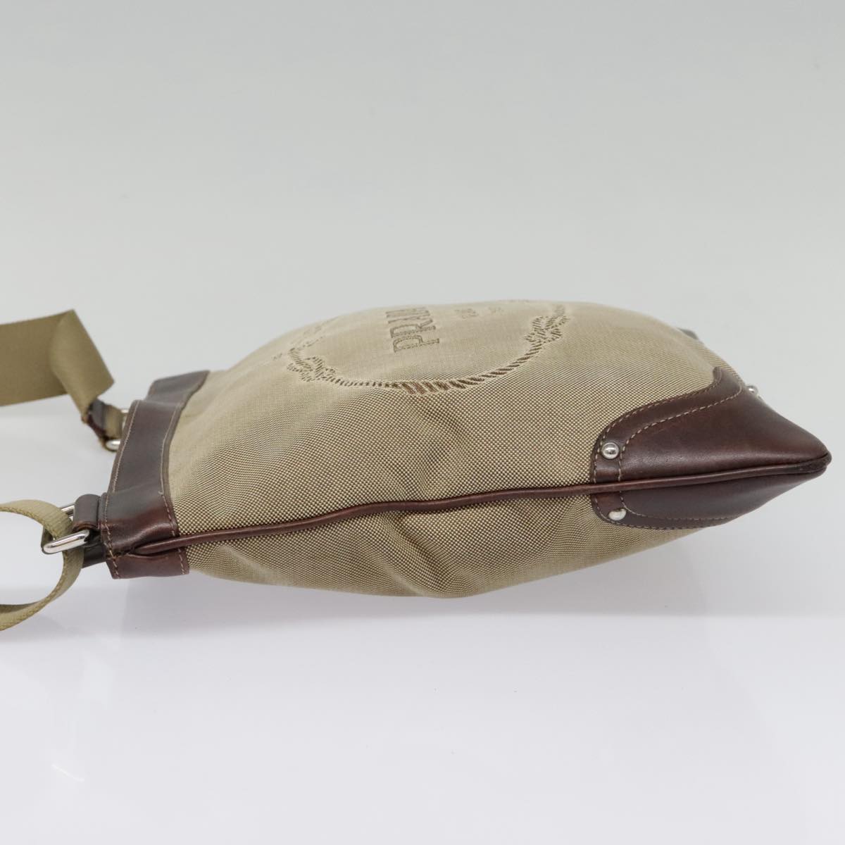 Luxury Prada Shoulder Bag Canvas Beige  hk1672