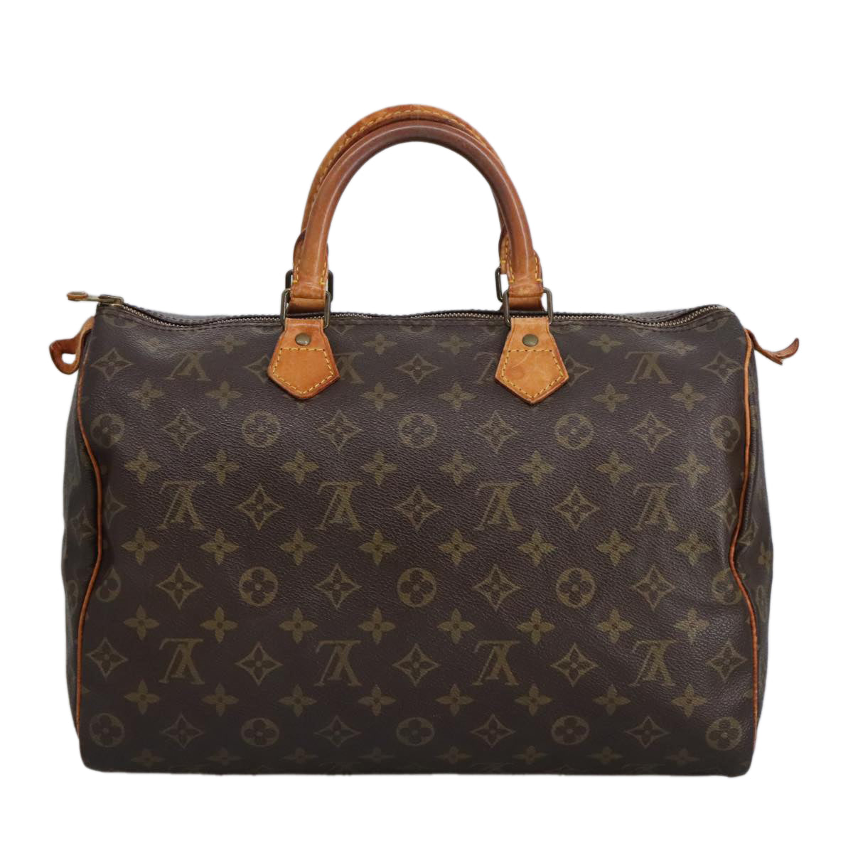 LOUIS VUITTON Monogram Speedy 35 Hand Bag M41524 LV hk1816