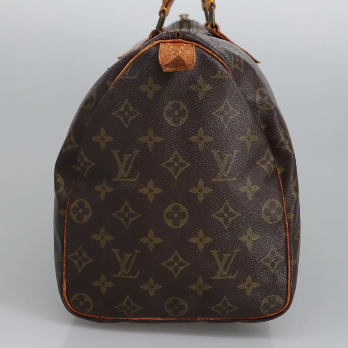 LOUIS VUITTON Monogram Speedy 35 Hand Bag M41524 LV hk1816