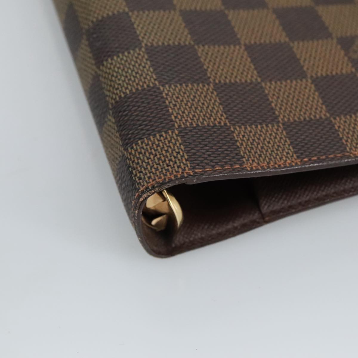 LOUIS VUITTON Damier Ebene Agenda MM Day Planner Cover R20240 LV hk1834
