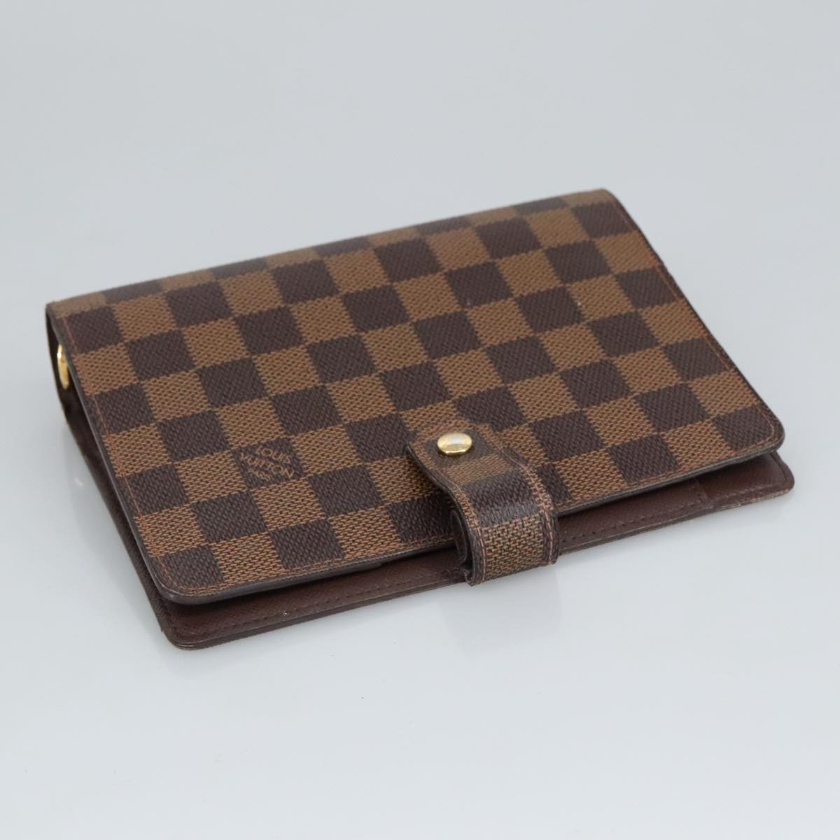 LOUIS VUITTON Damier Ebene Agenda MM Day Planner Cover R20240 LV hk1837
